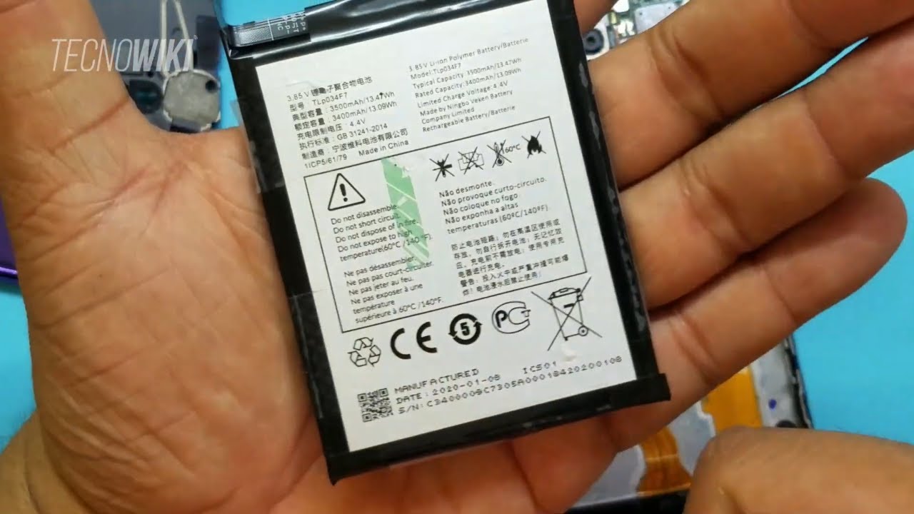 ✔️Como cambiar la bateria de un Alcatel 3 5053A