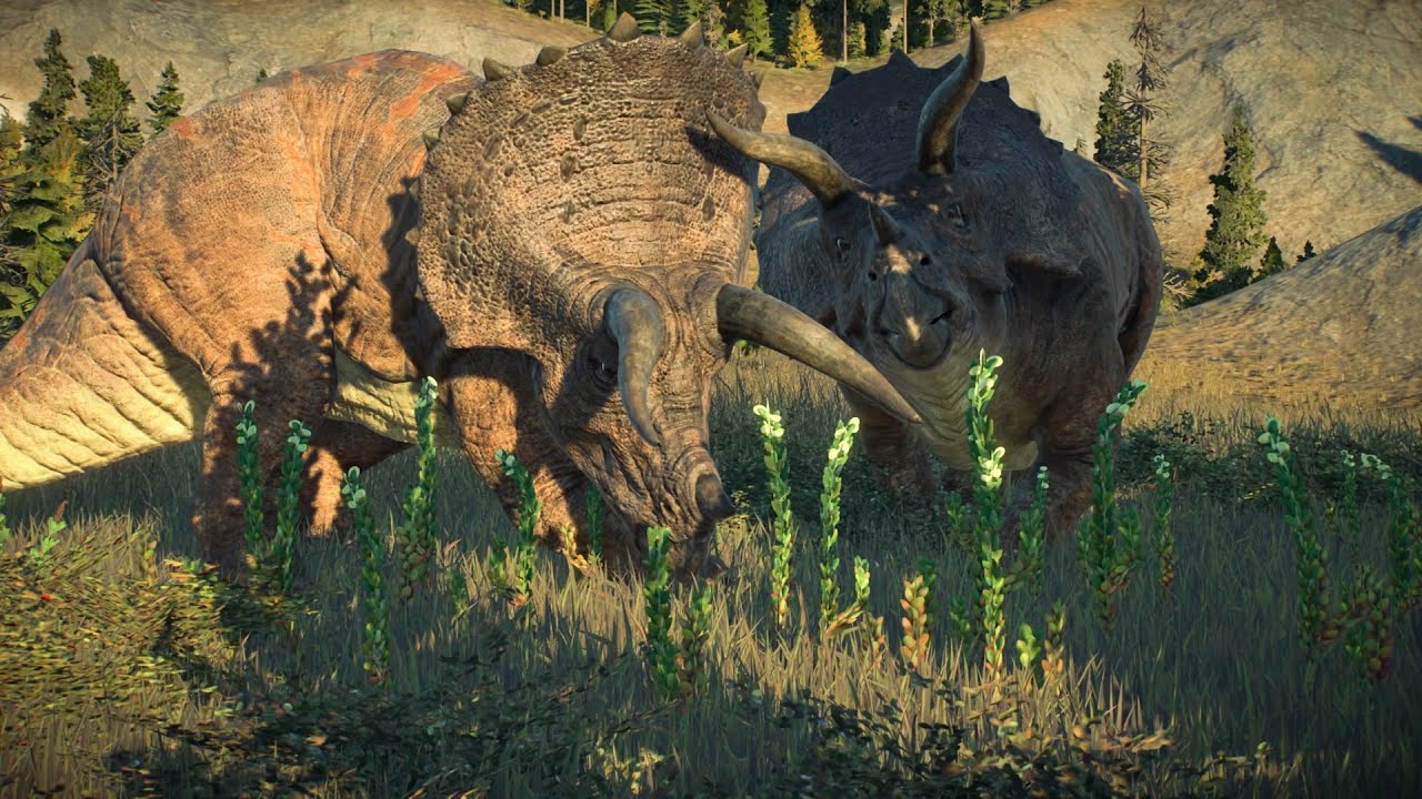Triceratops FIGHT for Dominance! | Jurassic World Evolution 2