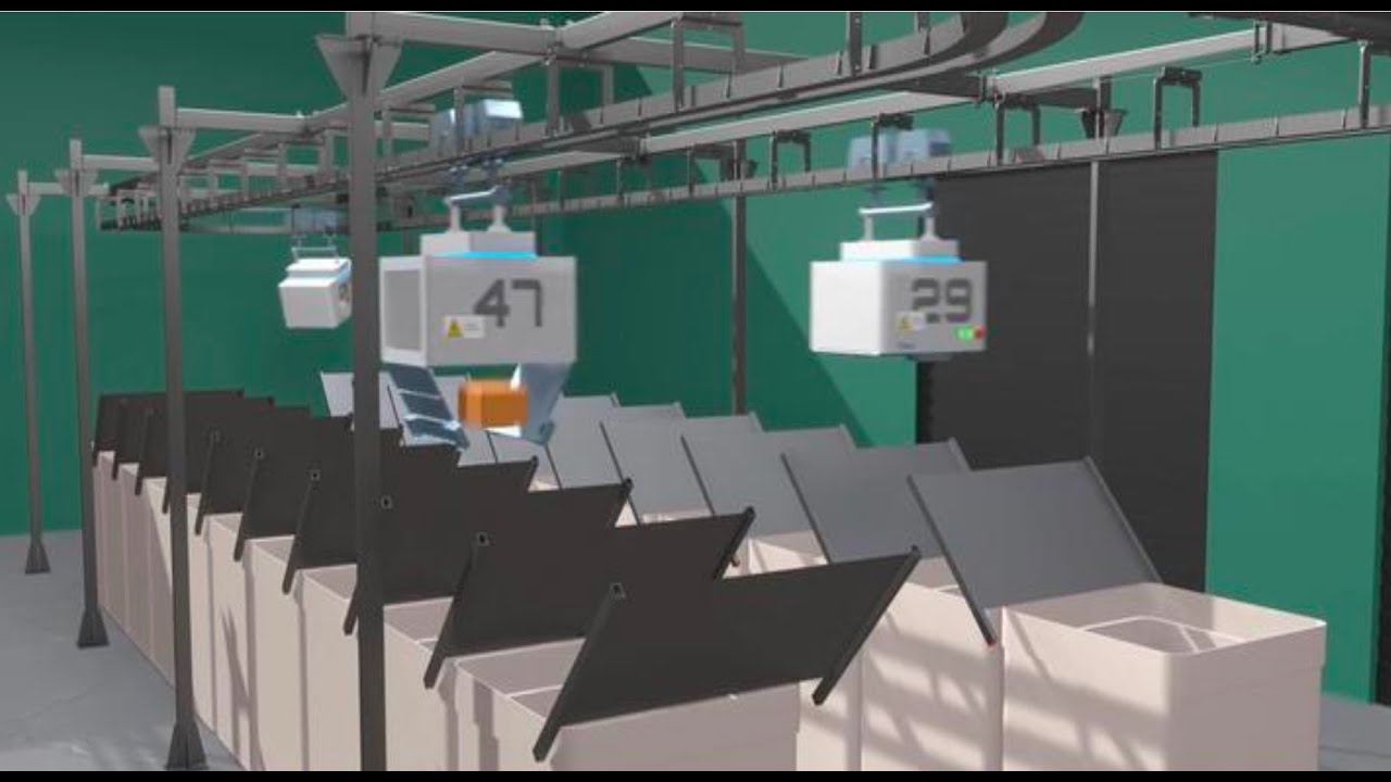 mSort - Robotic parcel sortation