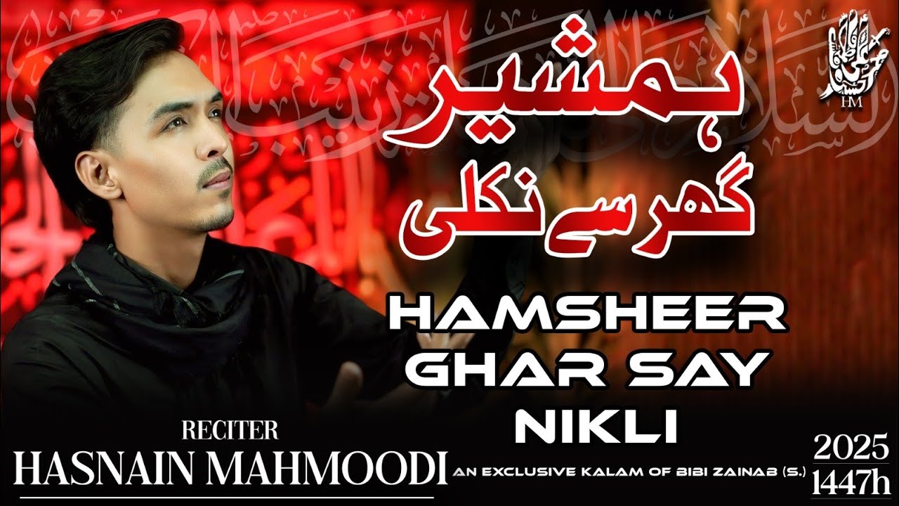 Hamsheer Ghar Se Nikli  | Hasnain Mahmoodi Noha 2025 / Muharram 1447