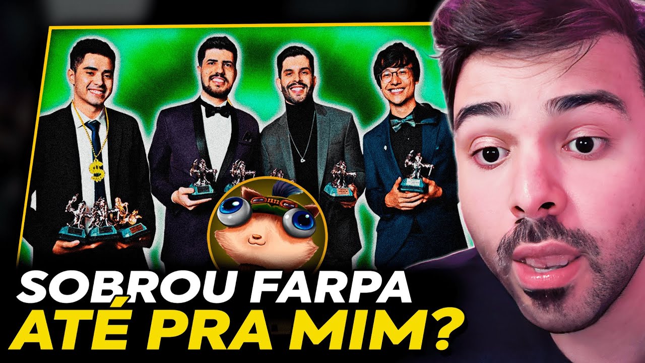 PRÊMIO CBLOL! MINERVA foi FARPADO DURANTE a PREMIAÇÃO? MINERVA REAGE ao BRONZIOCRE!