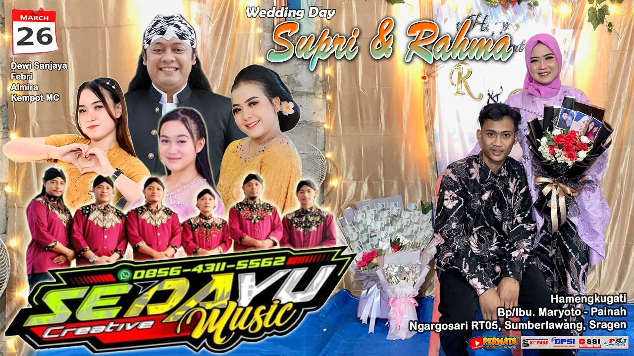 🔴#liveB3 Part2 - SEDAYU Music | Wedding Day 