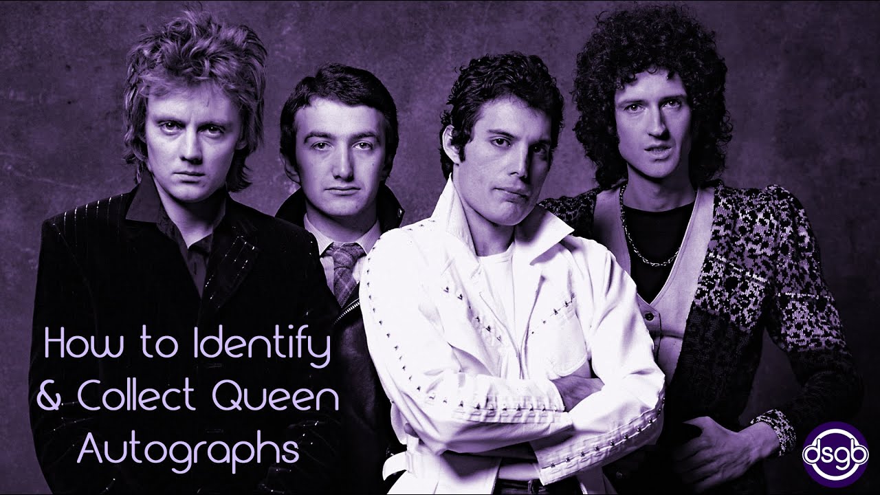 Как определить и собрать подлинные автографы Queen (Брайан Мэй, Фредди Меркьюри, Роджер Тейлор)