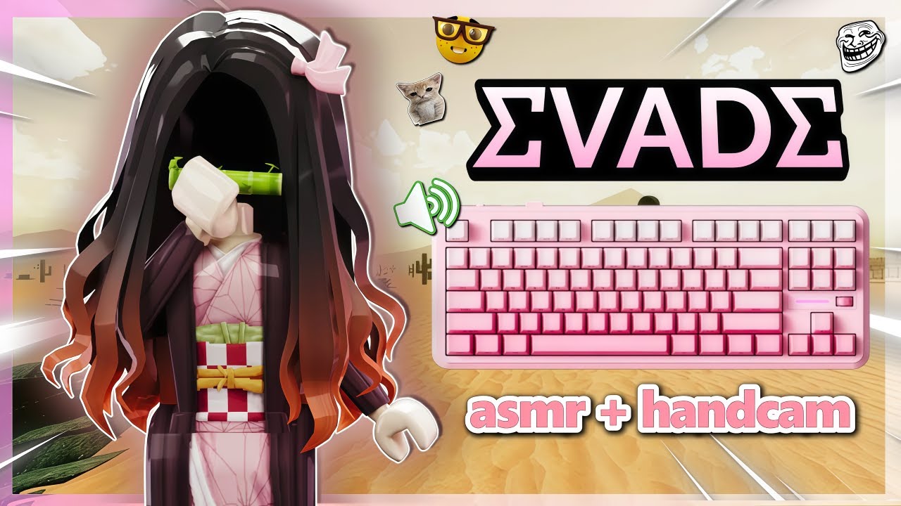 ASMR Evade Handcam W/ *CREAMY* Keyboard ASMR