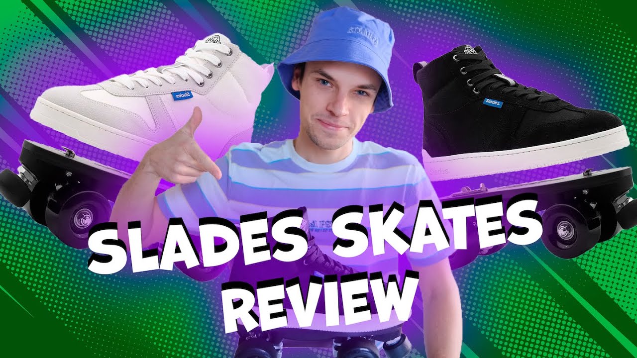 SLADES Roller Skates - Walk & Roll - Slalom and Review
