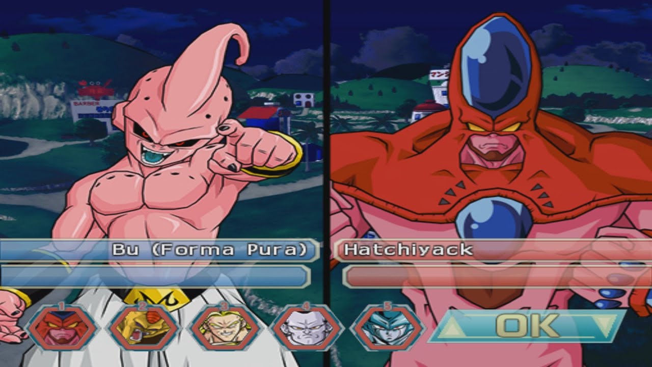 [TAS] Team Majin Buu Vs Team Movie Villains (COM VS COM) | DBZ: Budokai Tenkaichi 4 Gameplay | [JAP]