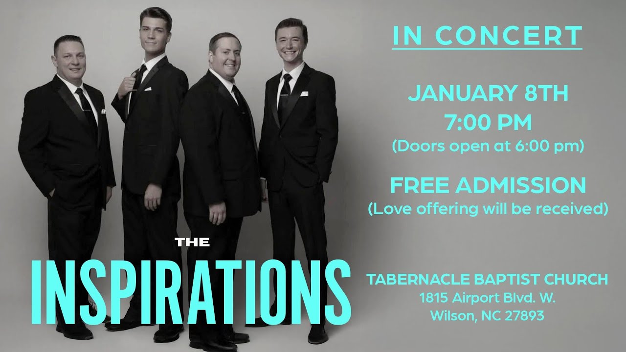 The Inspirations 2026 Gospel Sing