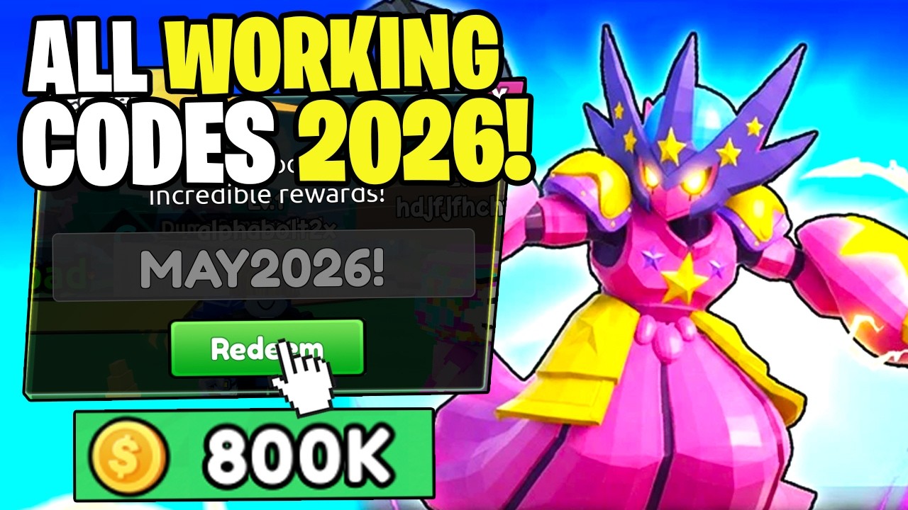 *NEW* ALL WORKING CODES FOR CATCH A MONSTER IN MAY 2026! ROBLOX CATCH A MONSTER CODES