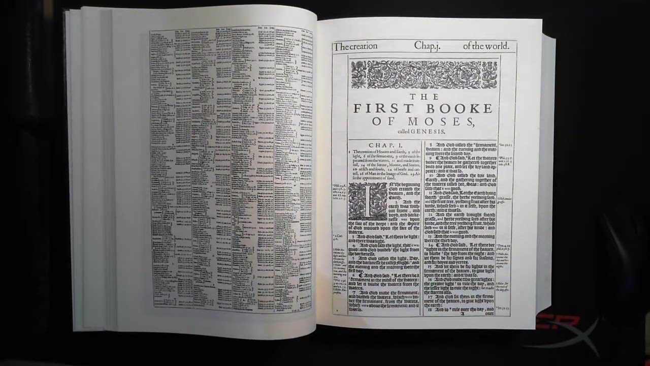King James Bible 1611 facsimile