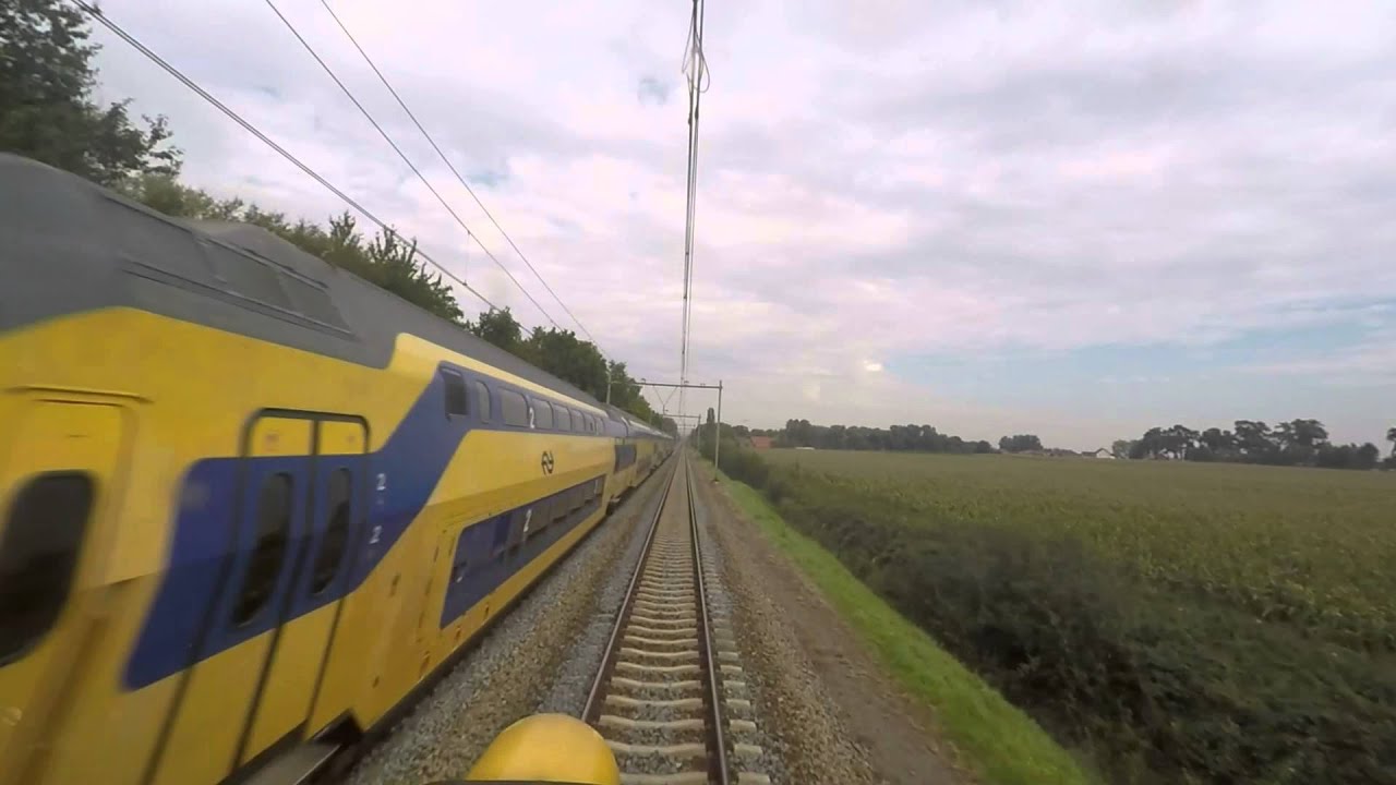A train driver's view: Sittard - Roermond, MAT64, 03-Oct-2015.