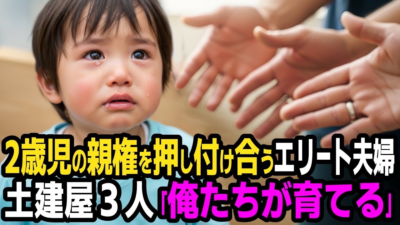 「お前が育てろ!」2歳児の親権を押し付け合うエリート夫婦→土建屋の伯父が「俺が育てる」。20年後、チャンピオンになった彼の元に金目当てで母親が現れ…【感動朗読】
