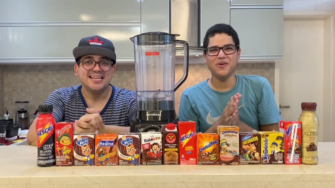 MISTURAMOS TODOS OS ACHOCOLATADOS DO MERCADO E CRIAMOS UM MEGA MILKSHAKE! (Ficou muito bom?)