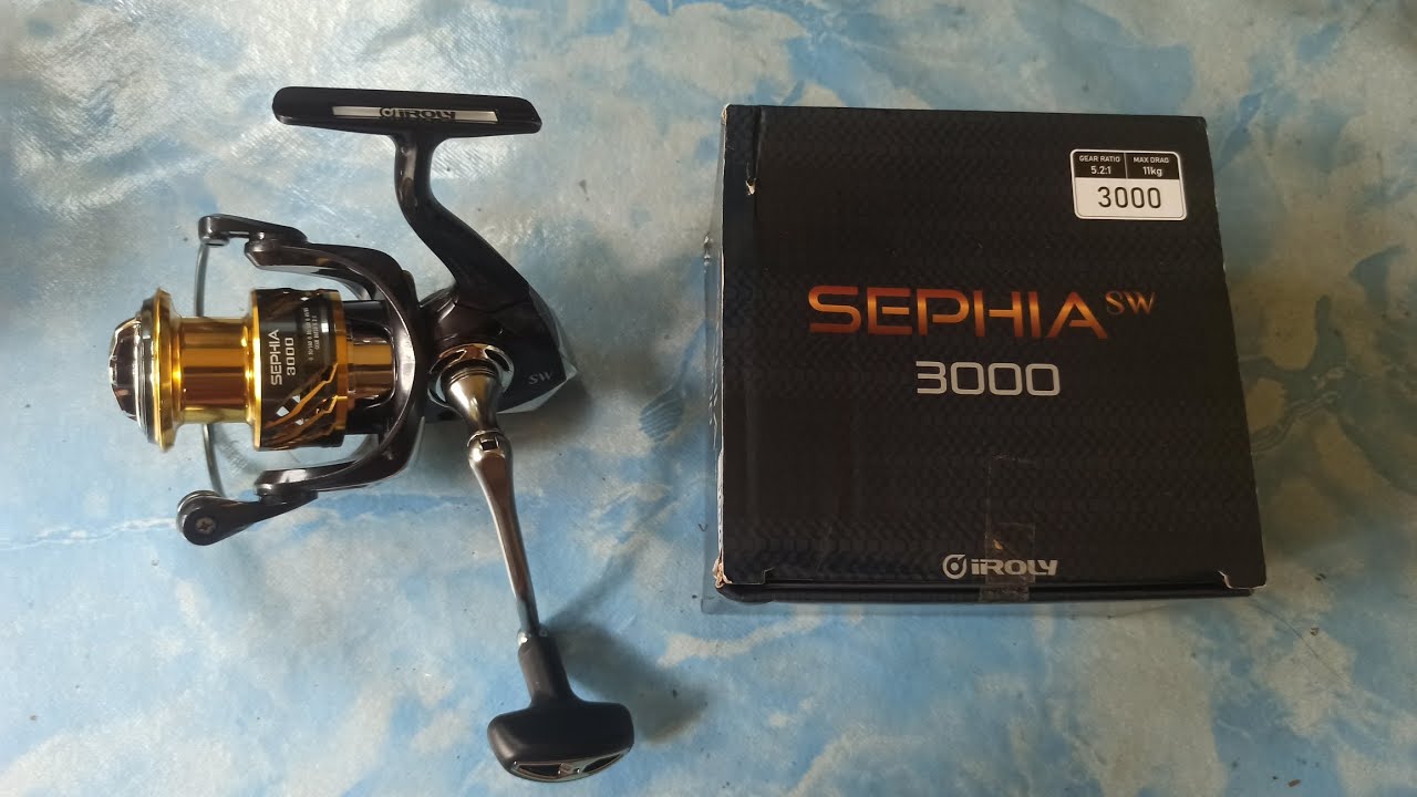 WAWAN UNBOXING REEL IROLY SEPHIA SW 300 HARGA RP.239.000 