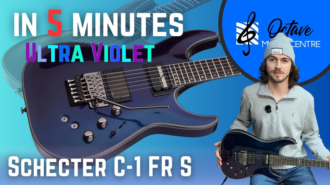Schecter Hellraiser Hybrid C-1 FR S Ultra Violet in 5 Minutes - The Schecter Colour Shifter