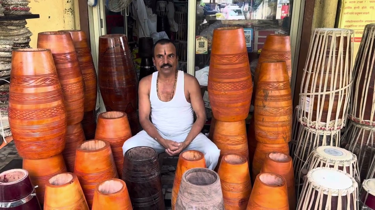 भजनासाठी व क्लासेससाथी लागणारे नविन पखवाज योग्य दरात बनवून मिळतील संपर्क ७८७५३२०६६७