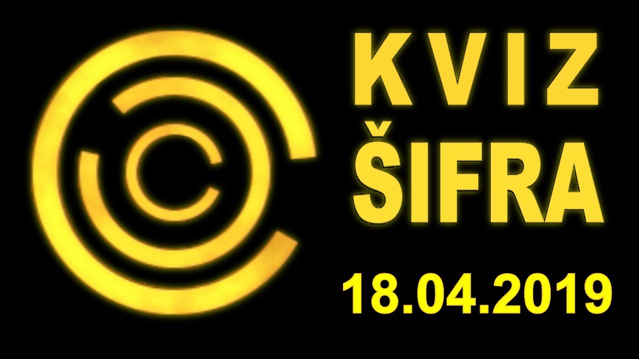 KVIZ ŠIFRA (18.4.2019)