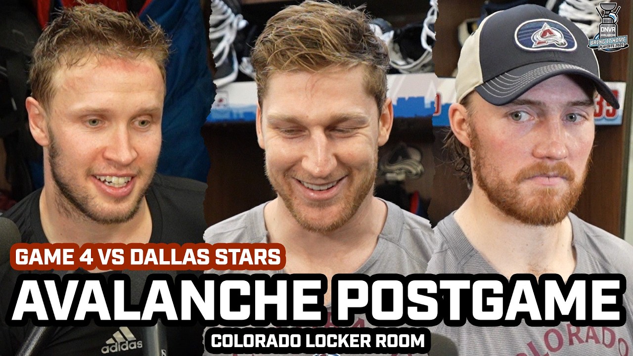 Nathan MacKinnon & Avs on What Landeskog's Goal Means & More After WIN