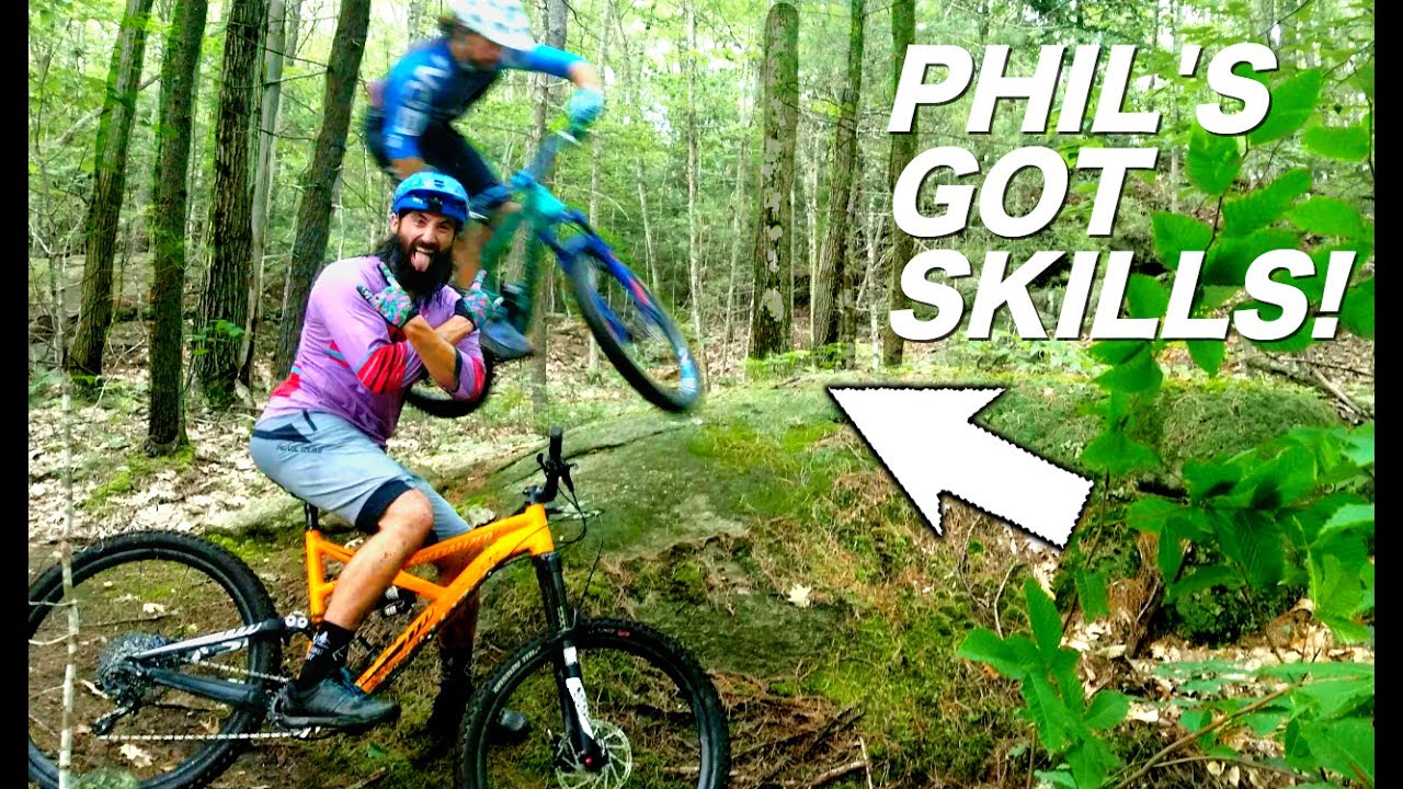 NEW ENGLAND SAMPLING with SKILLS WITH PHIL - Riding Phil's first mtb trails | NES Ep. 1