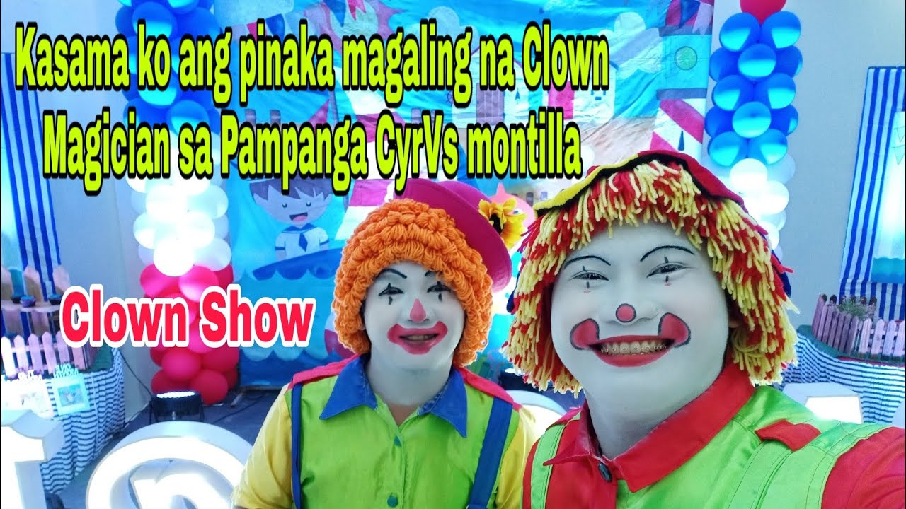 RANCE 1st Birthday / The one of famous Clown Magician here in Pampanga CyrVs Montilla / Milord Vlogs
