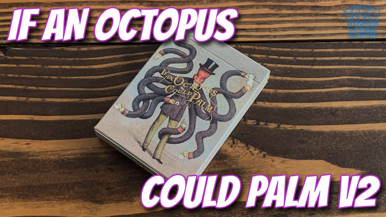 NEW If An Octopus Could Palm V2 Playing Cards From ART OF PLAY!