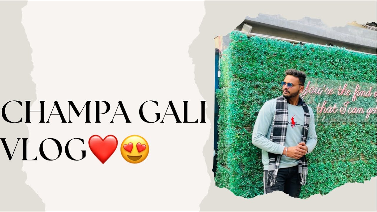 Champa gali Saket Delhi| Beautiful place😍 | Near by saket metro station |By Harsh sharma