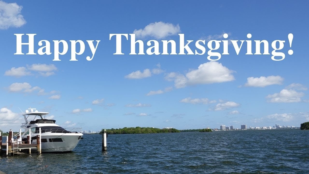 Happy Thanksgiving! from Miami, Florida!