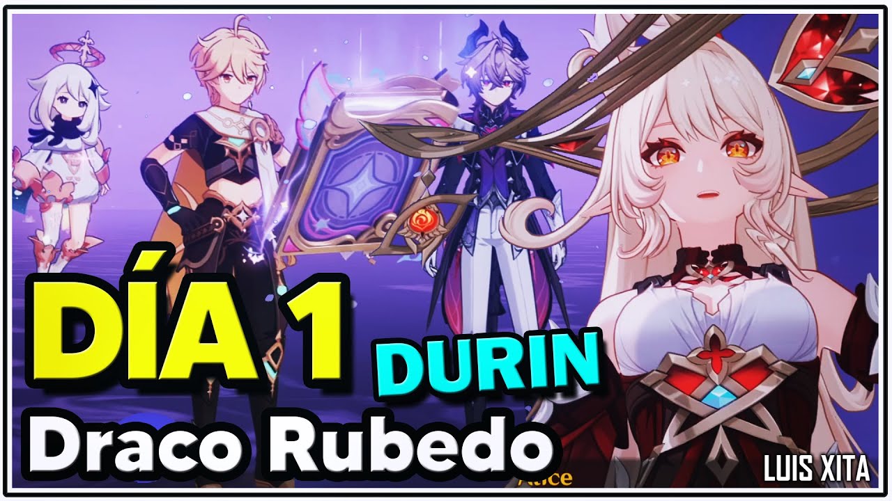 El &uacute;ltimo deseo de una madre D&Iacute;A 1 ✔ Misi&oacute;n legendaria de Durin 🔥 Luna III Draco Rubedo Genshin ✨