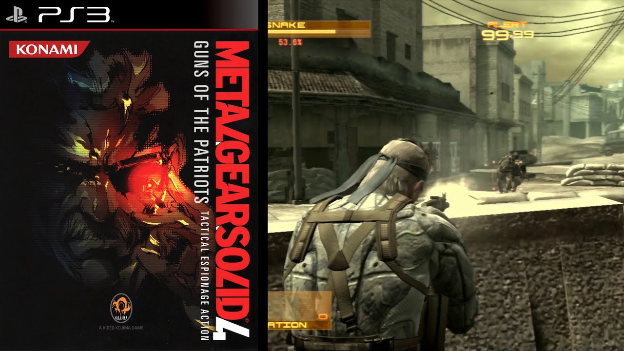 Metal Gear Solid 4: Guns of the Patriots ... (PS3) Gameplay