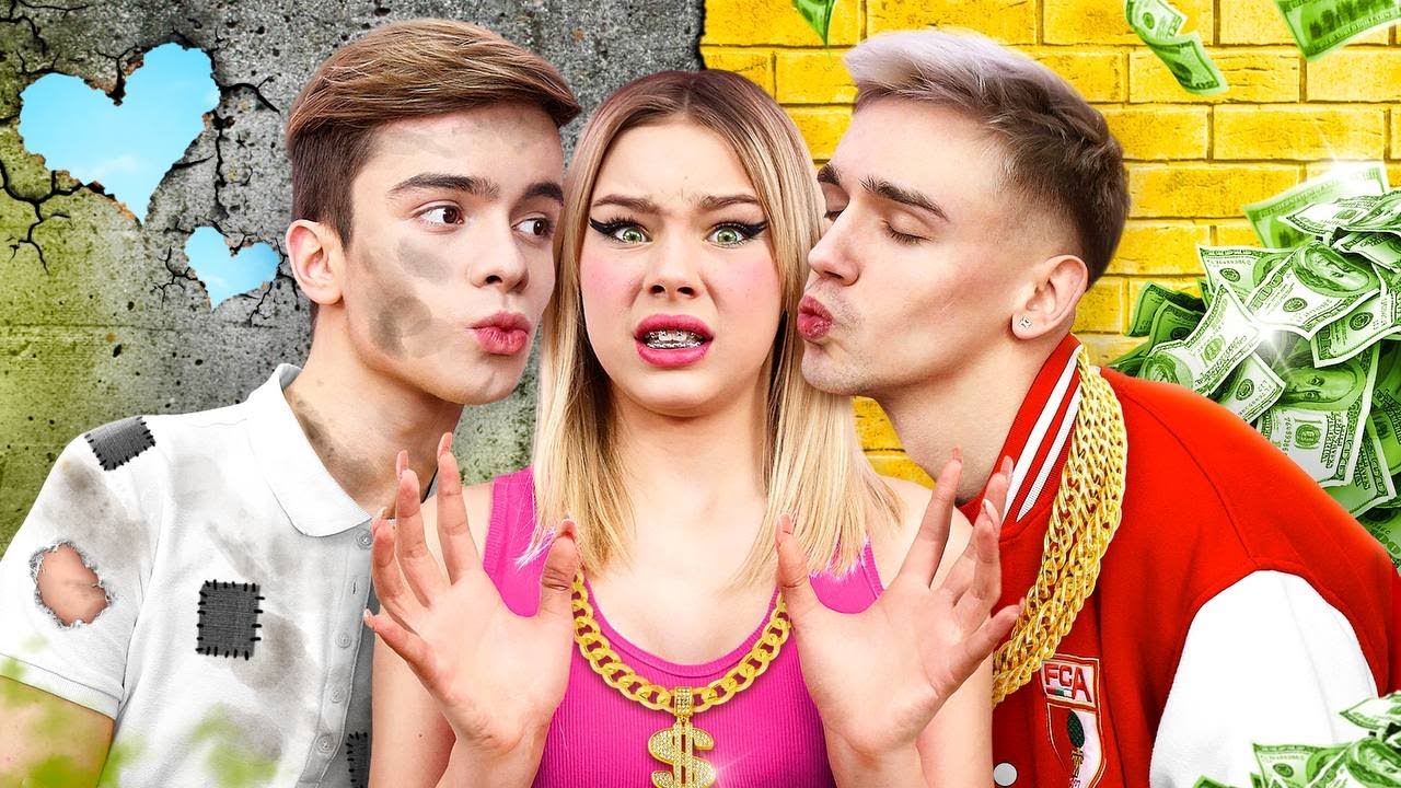 Rich Crush vs Poor Crush | I Fell in Love with a Millionaire & Broke