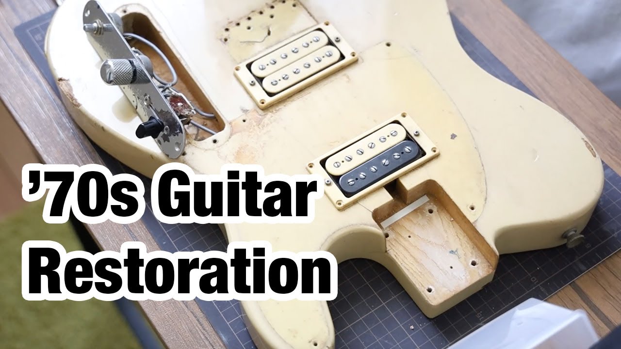 Greco Telecaster type - '70s Japanese electric guitar restoration