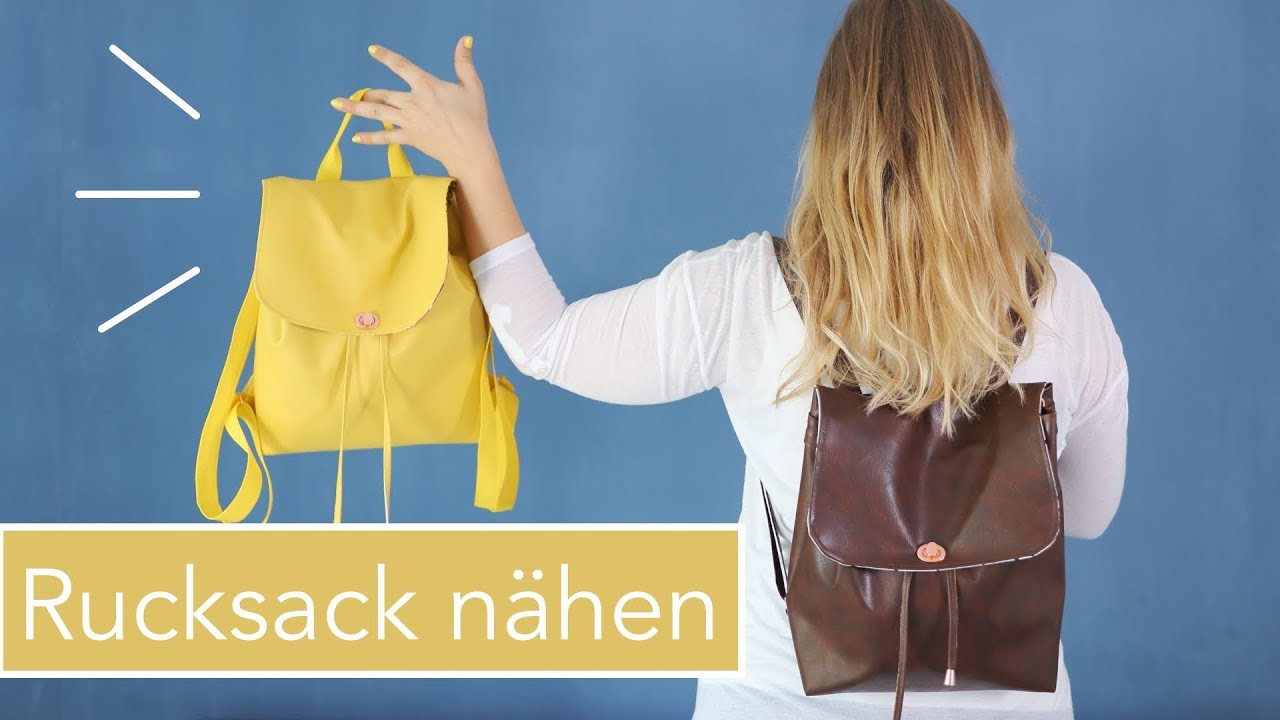 #RucksackRieke n&auml;hen mit kostenlosem Schnittmuster