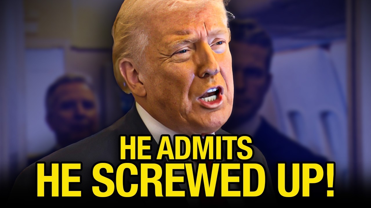Trump's FAILURES Force Him To Admit Iran Mistake
