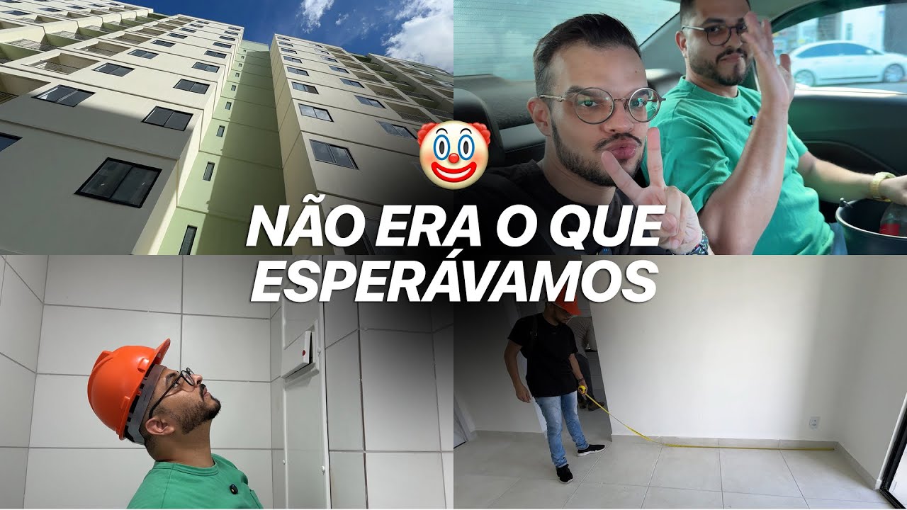 Nosso Apê Novo Veio com Surpresas... Vlog da Primeira Vistoria | Leo e Hudson
