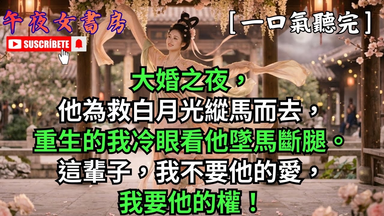 （完結）大婚之夜，他為救白月光縱馬而去，重生的我冷眼看他墜馬斷腿。這輩子，我不要他的愛，我要他的權！