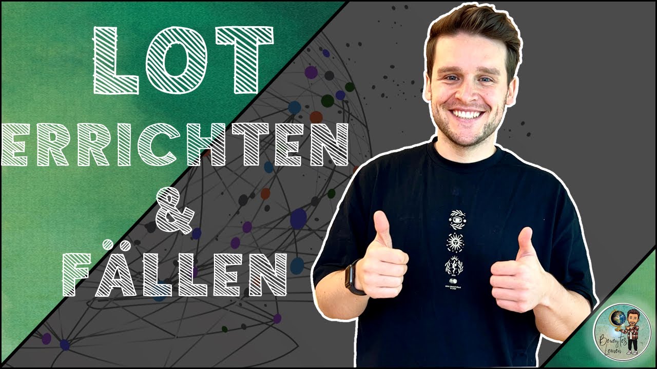 Lot ERRICHTEN und FÄLLEN - Mathe einfach erklärt
