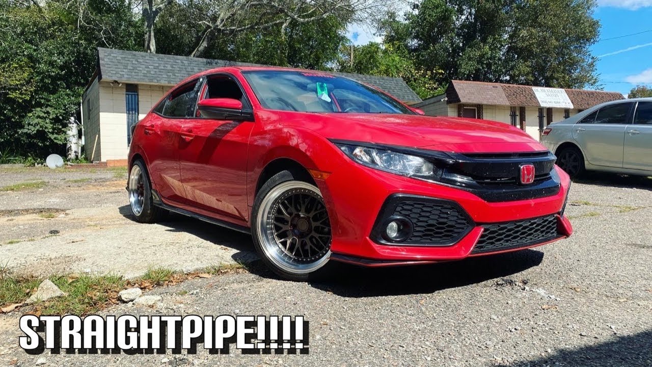 Straight Piped 10th gen Civic | Sound Clip and POV