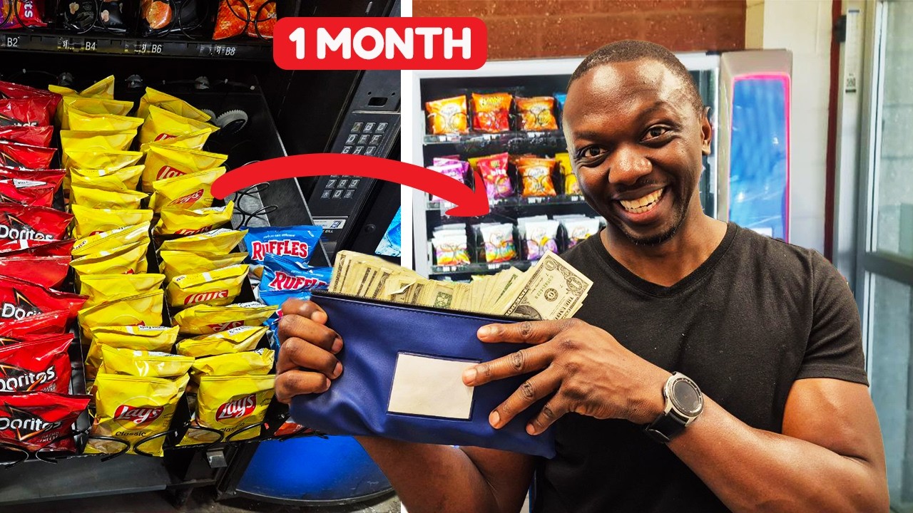 Collecting MONEY from 4 VENDING MACHINES...Shocking!