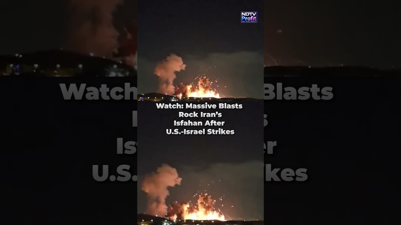Watch: Massive Blasts Rock Iran&rsquo;s Isfahan After U.S.-Israel Strikes