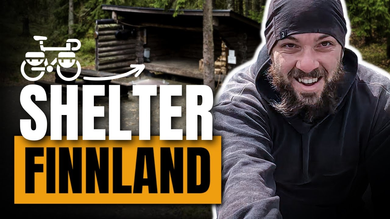 5 Tage EINSAME HÜTTE am See und SHELTER OVERNIGHT Bikepacking  in FINNLAND | Wikingroad Radreise #6