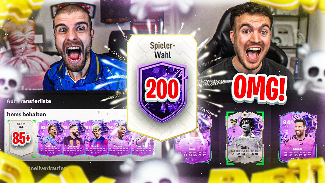 OMG !! 😱 200x FUT BIRTHDAY (85+) Pick DISCARD BATTLE vs @JuliusFGU 😳☠️