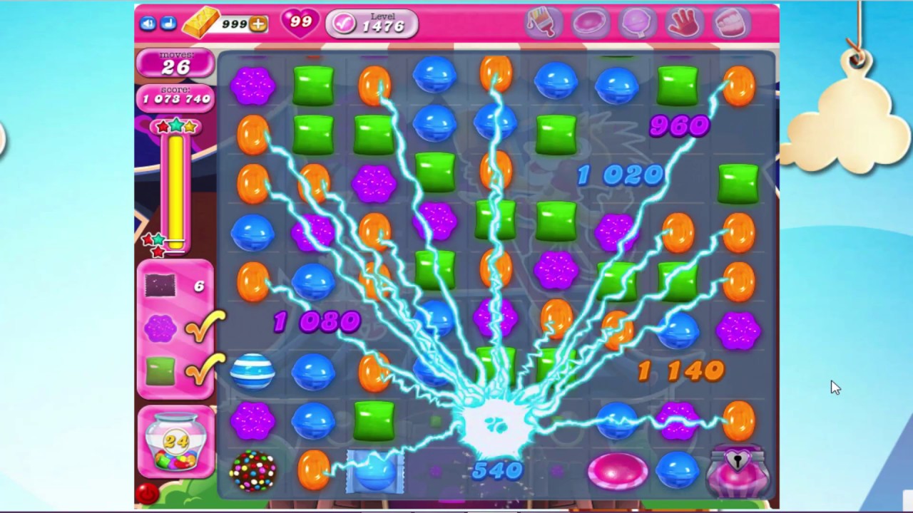 Candy Crush Saga level 1476