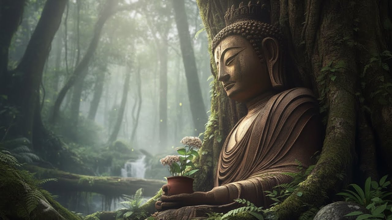 Ancient Flute Healing Music for Inner Harmony, Calming Flute Soundscape for Deep Sleep