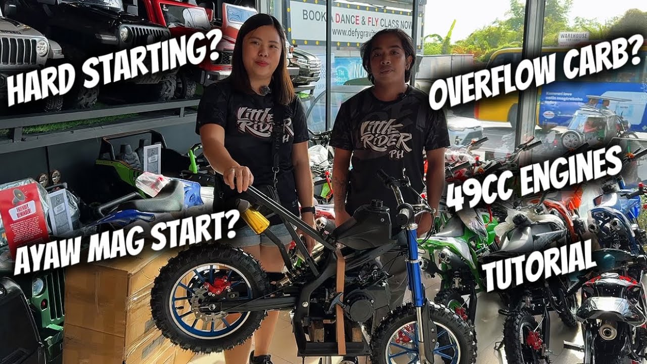 Common 49cc Engine problems? Sagot na ng video na ’to! | Hard Start | Over Flow Carb | Tutorial