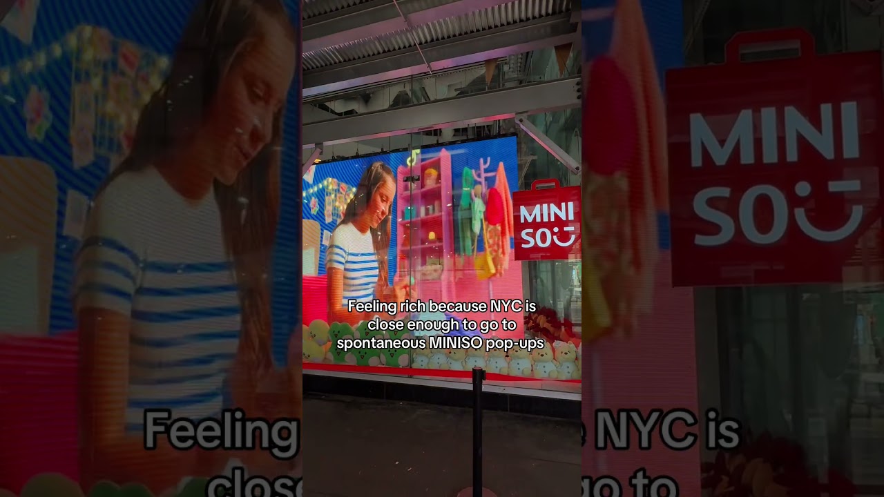 Can&rsquo;t wait for MINISO to bring more pop-ups! #myminisousa #minisoambassador #popup #popupnyc #nyc