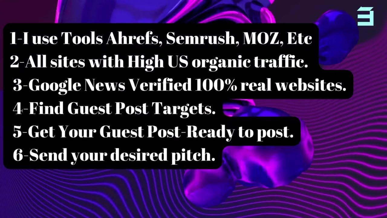 Guest Posting, Out Reach Blogger Post, Back Linking Strategy, White Hat SEO.