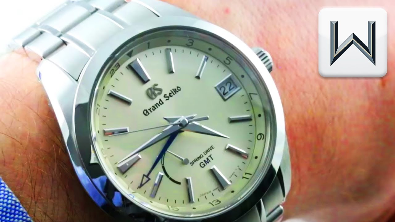 Grand Seiko Spring Drive GMT Champagne Dial SBGE205 Luxury Watch Review