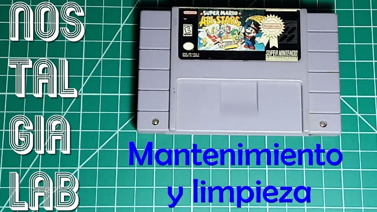 Super Nintendo - SNES / Tutorial de limpieza y manteniento a cartuchos
