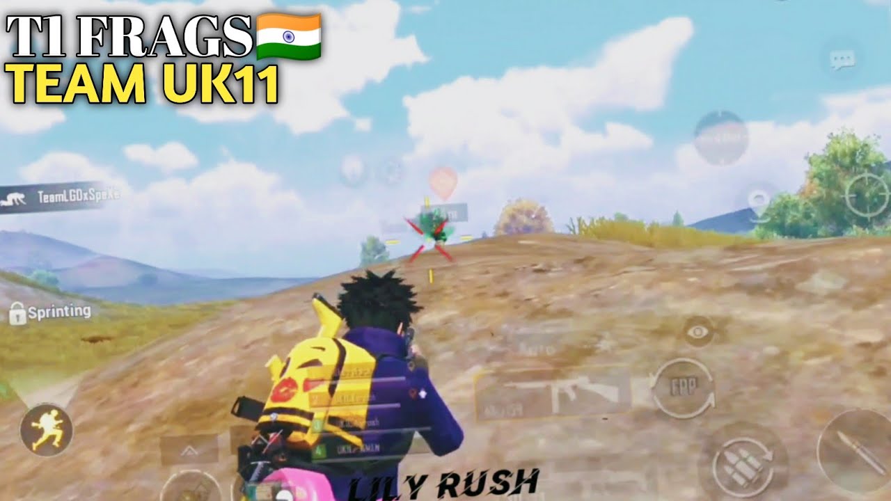 Tournament + T1 frag montage 🇮🇳🇮🇳 #lilyrush #battlegroundsmobileindia  #t1scrims