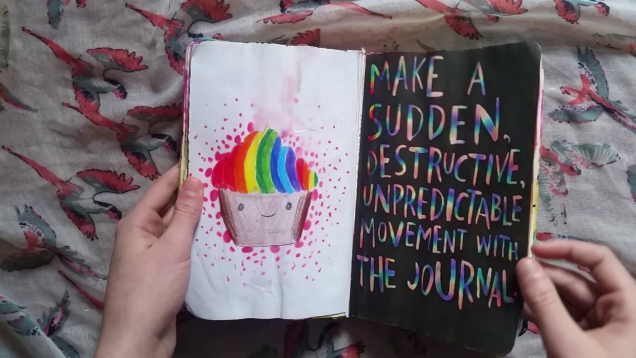 Wreck This journal Flip through *No commentary*