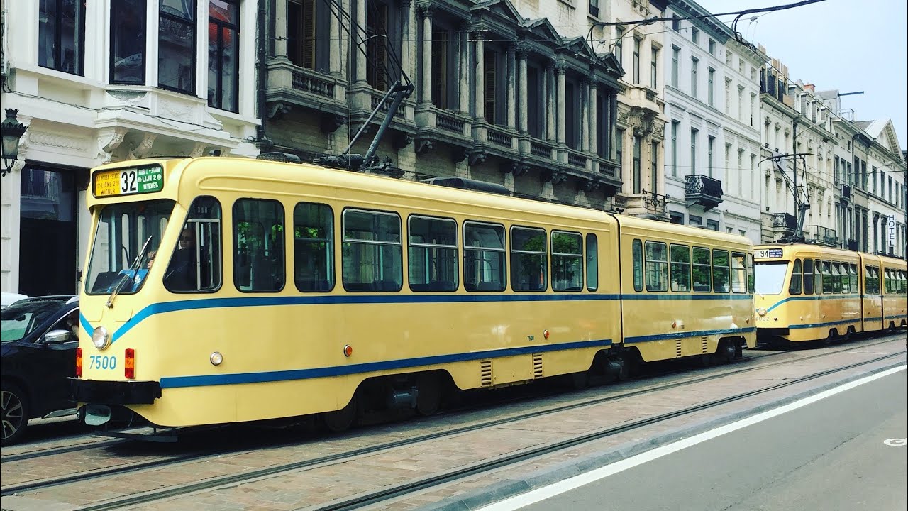 STIB/MIVB -🚊- Tram parade in Brussels / Villamos parádé Brüsszelben